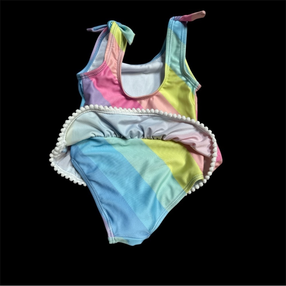 Moki Sea Baby Girl Ruffles Swimsuit UPF 50+ - Picture 5 of 6